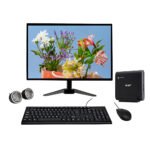 Acer Chromebox All-in-One Desktop Computer Set | Intel i7-8th Gen | 19" HD LCD Monitor | Wired KB & Mouse | Speakers| Wi-Fi | Windows 11 Pro | Refurbished