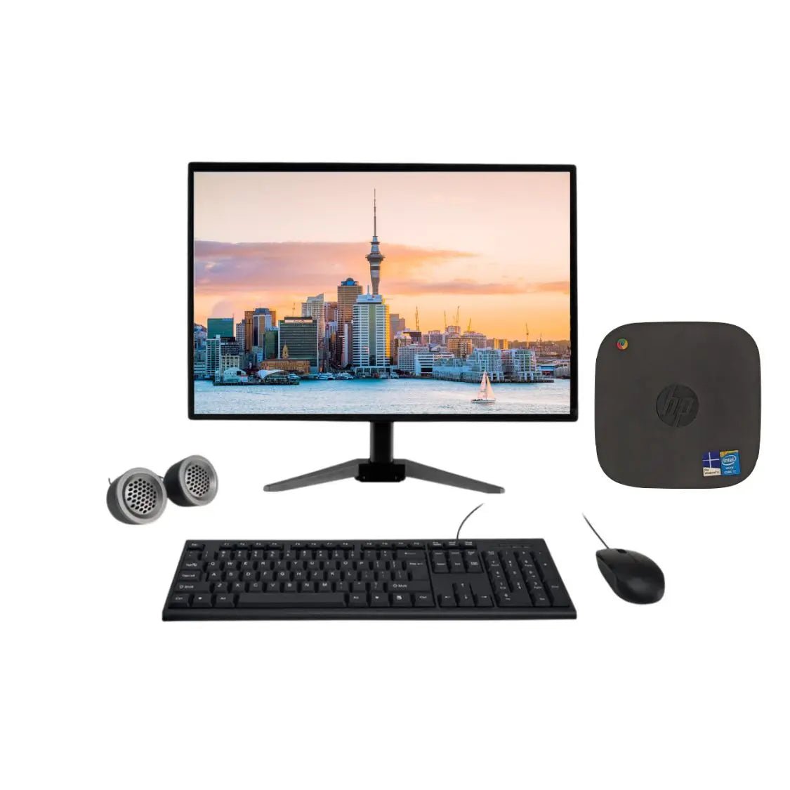 HP Chromebox All-in-One Desktop Computer Set | Intel i7-8th Gen | 22" HD LCD Monitor | Wired KB & Mouse | Speakers| Wi-Fi | Windows 11 Pro | Refurbished 1 HP Chromebox All-in-One Desktop Computer Set | Intel i7-8th Gen | 22" HD LCD Monitor | Wired KB & Mouse | Speakers| Wi-Fi | Windows 11 Pro | Refurbished