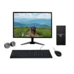 Acer Veriton Micro Tower All-in-One Desktop Computer Set | Intel i5-3rd Gen | 22" HD LCD Monitor| Wired KB & Mouse | Speakers | WiFi | Win 10 Pro | Refurbished