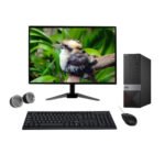 Dell Vostro SFF PC All-in-One Desktop Computer Set | Intel i3-7th Gen | 19" HD LCD Monitor| Wired KB & Mouse | Speakers | Wifi | Win 11 Pro | Refurbished