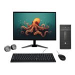 HP ProDesk 280 G1 Micro Tower All-in-One Desktop Computer Set | ‎Intel i5-4th Gen | 19" HD LCD Monitor| Wired KB & Mouse | Speakers | WiFi | Windows 10 Pro | Refurbished