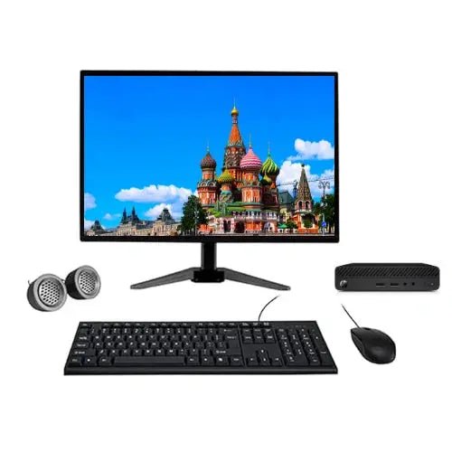 HP ProDesk 400 G3 Mini PC All-in-One Desktop Computer Set | Intel i5-7th Gen | 22" HD LCD Monitor | Wired KB & Mouse | Speakers| Wi-Fi | Windows 11 Pro | Refurbished 1 HP ProDesk 400 G3 Mini PC All-in-One Desktop Computer Set | Intel i5-7th Gen | 22" HD LCD Monitor | Wired KB & Mouse | Speakers| Wi-Fi | Windows 11 Pro | Refurbished