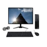 Lenovo ThinkCentre M73 SFF All-in-One Desktop Computer Set | Intel i3-4th Gen | 19" HD LCD Monitor | Wired KB & Mouse | Speakers | Wi-Fi | Win 10 Pro | Refurbished