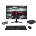 Asus Chromebox Mini PC All-in-One Desktop Computer Set | Intel i7-4th Gen | 19" HD LCD Monitor | Wired KB & Mouse | Speakers | Wi-Fi | Win 10 Pro | Refurbished