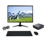 Asus Chromebox Mini PC All-in-One Desktop Computer Set | Intel i7-5th Gen | 19" HD LCD Monitor | Wired KB & Mouse | Speakers | Wi-Fi | Win 10 Pro | Refurbished