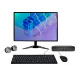 HP 260 G3  All-in-One Desktop Computer Set | Intel i3 7th Gen | 22" HD LCD Monitor | Wired KB & Mouse | Speakers| Wi-Fi | Windows 11 Pro | Refurbished