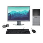Dell Optiplex All-in-One Desktop Computer Set | Intel i3-2nd Gen | 22" Monitor | Wired KB & Mouse | Win 10 Pro | Refurbished